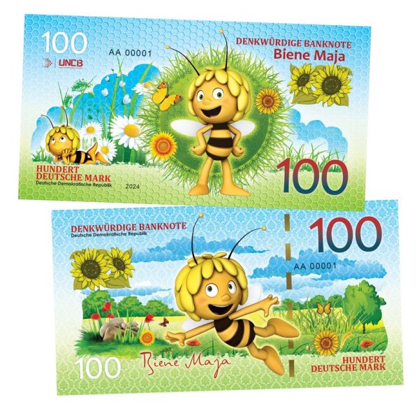 Maja Label Maja the Bee – Unique Commemorative Banknotes